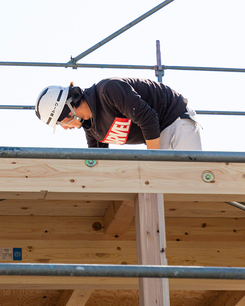 賞与年2回 職人への近道を フレーム大工 現場作業員 株式会社トーワ